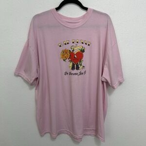 Official 2022 Bad Bunny Un Verano Sin Ti World's Hottest Tour Pink Tee SS Sz XXL